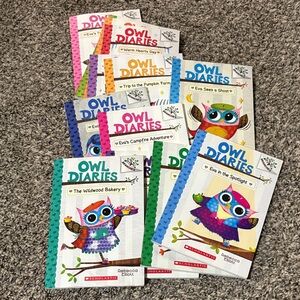 12! Scholastic Owl Diaries Book Sets